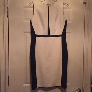 NWT* White House Black Market SL colorblock dress